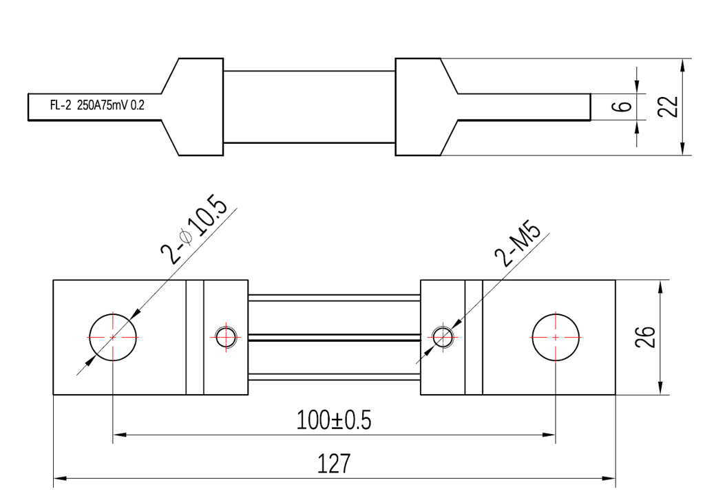分流器fl-2/250a-75mv /0.2级