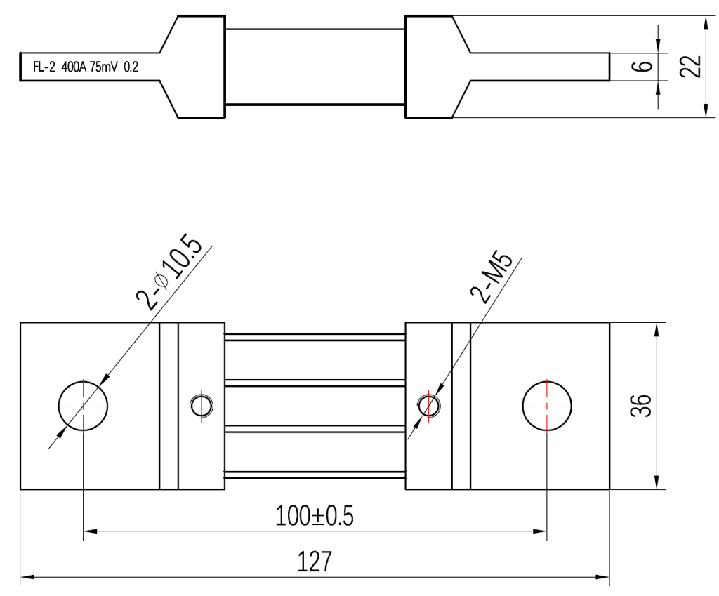 分流器fl-2/400a-75mv /0.2级 分流器fl-2/400a-75mv /0.2级
